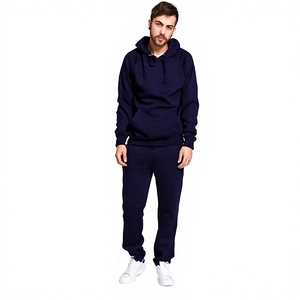 Ensemble de survêtement unisexe tendance avec sweat à capuche et pantalon de jogging coupe décontractée, style streetwear décontracté, tissu doux au toucher, personnalisable (couleurs, tailles, logo, marque privée) - Product Image 4