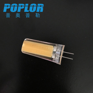 หลอดไฟ LED Poplor G4 2.5W 4W Cob Ac 220V ฐานพลาสติกสำหรับโคมไฟระย้าคริสตัล - Product Image 3