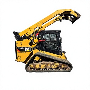Quality Fairly Used for 257B Skid Steer Loader Crawler Type Yellow Heavy Duty Construction Equipment Diesel 75KW High Power - Product Image 1