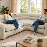 Canapé gonflable modulaire, mobilier pneumatique portable pour la maison, le salon, l'hôtel, la salle de séjour, conception OEM personnalisée
