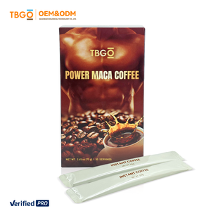 Café Énergisant Maca Power : Sachets de Poudre de Maca en Boîte, Saveurs Noix, Chocolat, Fruits, Sucre ; Café Améliorant la Saveur Amère - Product Image 1