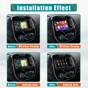 Interface multimédia sans fil Apple MMI Carplay pour Renault <span class=keywords><strong>KADJAR</strong></span> 2014 - 2019, navigation avec caméra de recul, boîte Android <span class=keywords><strong>Auto</strong></span> - Product Image 4