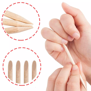 Bastoncini <span class=keywords><strong>di</strong></span> <span class=keywords><strong>Legno</strong></span> Arancioni per Nail Art e Bellezza, Personalizzabili con Logo e Confezione - Product Image 5