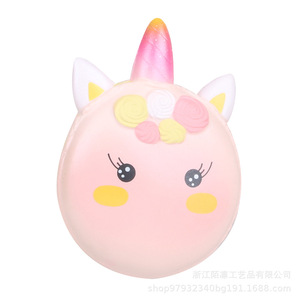 Juguete Antiestrés de Espuma de PU con Forma de Unicornio, Diseño de Dibujos Animados, Accesorio Decorativo para Mesa - Product Image 4