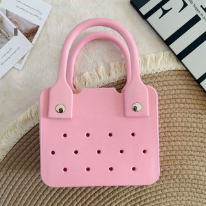 2025 personnalisé imperméable gelée bonbons <span class=keywords><strong>EVA</strong></span> fourre-tout panier <span class=keywords><strong>sac</strong></span> femmes plage ouverte Silicone <span class=keywords><strong>sac</strong></span> à main - Product Image 4