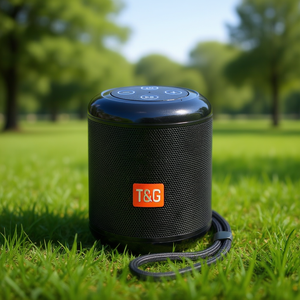 Altavoz Bluetooth portátil T&G, inalámbrico compacto con correa de transporte para uso en exteriores - Product Image 3
