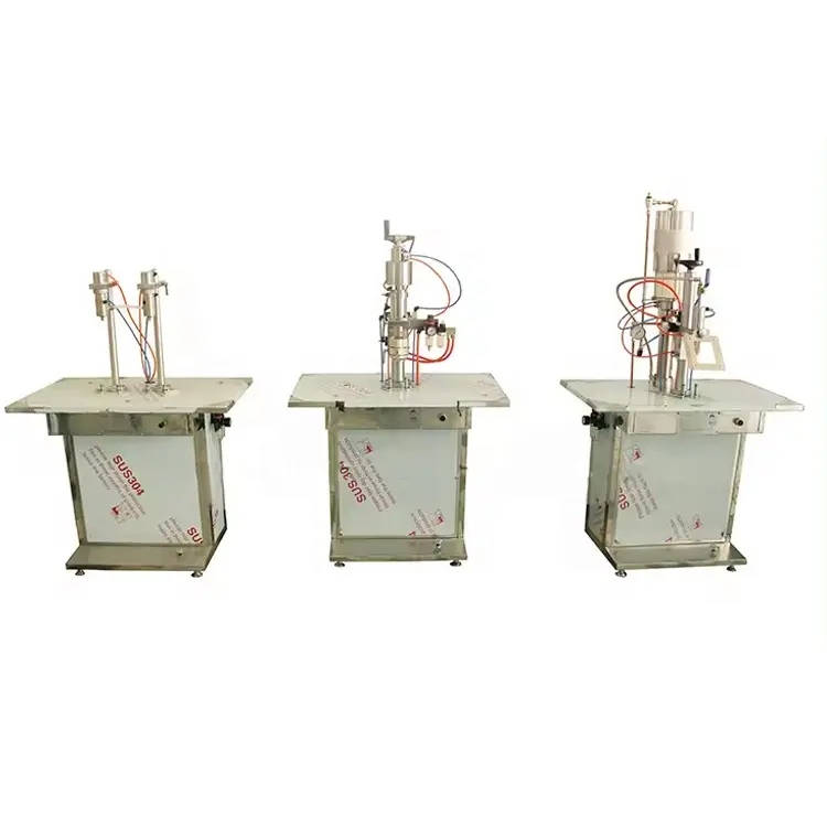 QGBW Semiautomatic Aerosol Can Filling Machine For Spray Paint