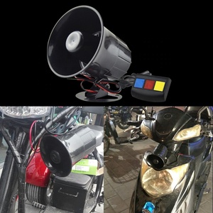 ไซเรนเตือนภัยแตรรถ12V/24V, ไซเรนรถระบบ PA ไซเรนรถ ATV รถตู้รถตู้รถตู้รถบรรทุกไฟแตรเตือนไซเรน - Product Image 5