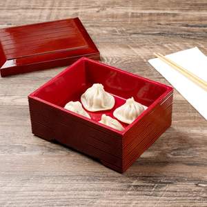 صندوق بنتو ياباني بتصميم جديد، علبة غداء بلاستيكية يابانية قابلة لإعادة الاستخدام للوناجي أو الأوبنتو - Product Image 4