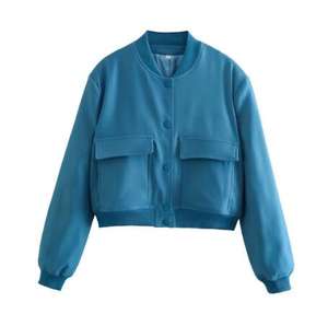 JAC22 UDS8889 Nuova Giacca Autunnale da Donna con Grandi Tasche Stile Pilota - Product Image 6