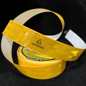<span class=keywords><strong>Cinta</strong></span> Reflectante de Grado Diamante para Vehículos Largos, Adhesivo de Advertencia Nocturna de Seguridad para Camiones, Personalizable - Product Image 6