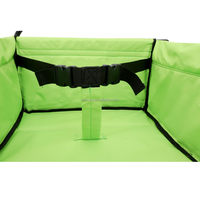 Chariot pliable robuste de 150 L, capacité de charge de 360 lb, portable avec roues pour l'extérieur