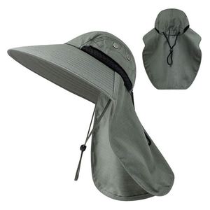 Sombrero de Sol de Nailon con Protección UV para Exteriores, con Visera y Solapa para el Cuello, para Caza, Pesca, Senderismo, Camping, Deportes, Viajes, para Hombres y Mujeres, para las Cuatro Estaciones - Product Image 5