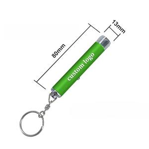 Mini projecteur LED personnalisé avec logo de dessin animé, <span class=keywords><strong>porte</strong></span>-clés en métal pour la promotion d'entreprise, cadeaux publicitaires - Product Image 2