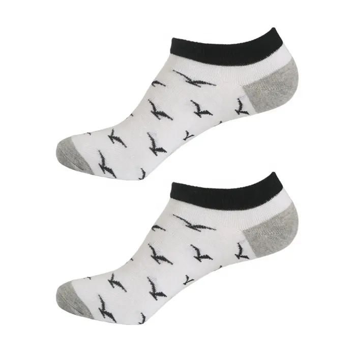 Serviço OEM disponível meias masculinas casuais esportivas de tornozelo jacquard para a primavera categoria de produtos personalizáveis