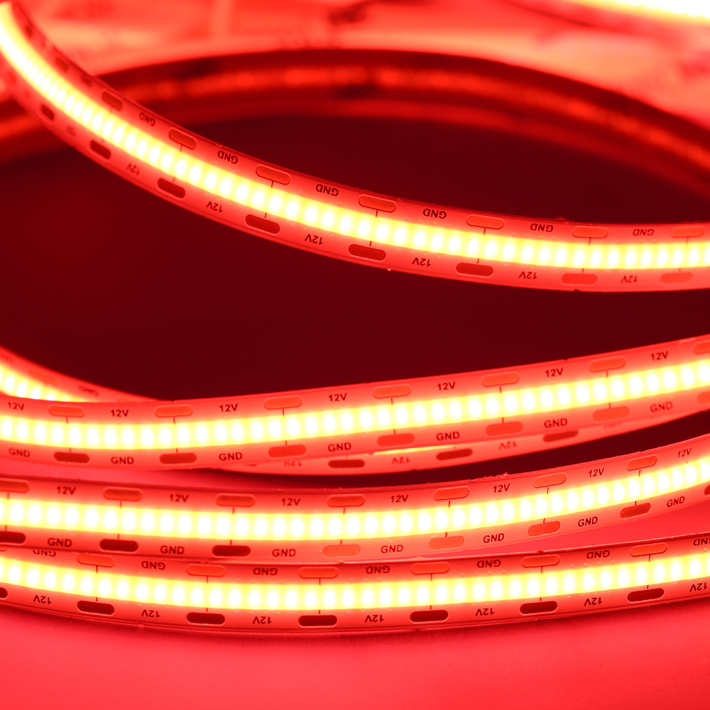 Factory price Dv12v Red Cob Led Strip Flexible COB LED Strip Light