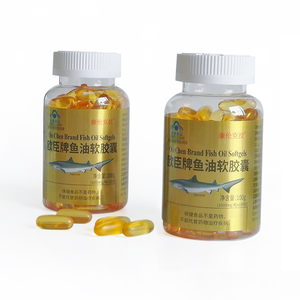 Cápsulas blandas de aceite de pescado de aguas profundas de alta calidad, fibra dietética Omega-3 OEM, productos de nutrición y salud para adultos al por mayor - Product Image 1