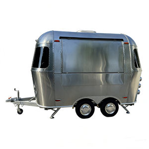 Carrito de Venta Ambulante de Acero Inoxidable de 4 Ruedas para Europa y América, Remolque de Comida Rápida para Hot Dogs, Hamburguesas, Helados, Tacos, 13 pies, Fácil de Transportar - Product Image 3