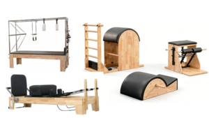 Table de Trapeze Professionnelle 3-en-1 en Bois de Caoutchouc pour la Maison et Tour Multifonctionnelle Merich-XM-02B (Combinaison Trapeze Push-up) - Product Image 3