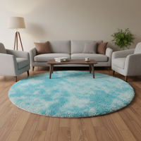 Tapis en peluche en polyester fabriqué à la machine, antidrapant, pour salon et chambre à coucher, tapis de prière, épaisseur, style moderne