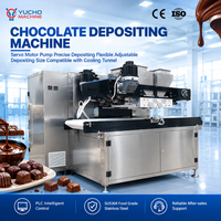Machine de dépose de chocolat entièrement automatique YUCHO à servomoteur industriel pour chocolats solides et fourrés