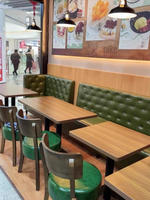 Ensemble de meubles de restaurant, canapé, café, hôtel, club, ensemble de salle à manger classique de style américain