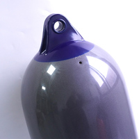 Pare-battage gonflable gris F4 anti-UV et anti-corrosion pour bateau ou yacht avec valve à aiguille