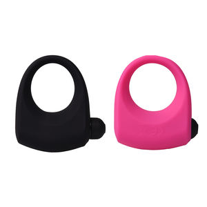 Küçük seks oyuncak güçlü titreşimlı masaj aleti silikon kauçuk gecikme boşalma titreşimli halka Penis erkekler için eşcinsel - Product Image 1