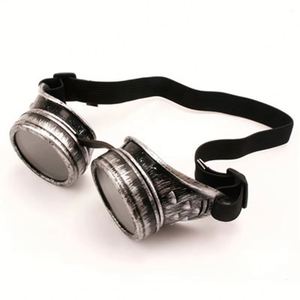 Lunettes Steampunk Personnalisées avec Logo, Lunettes de Soudure Rondes Surdimensionnées, Lunettes Punk pour Cosplay et Fêtes, Lunettes de Soleil Steampunk - Product Image 6