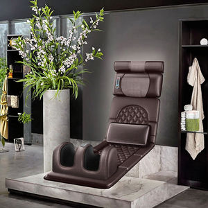 Hot Shiatsu Cojín de masaje de cuero eléctrico Colchón vibrador para cuerpo Cintura Pies y cuello-Masajeador Shiatsu - Product Image 3