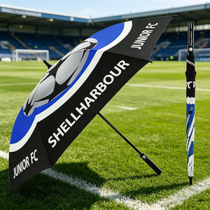 Parapluies de golf promotionnels de 30 pouces, imperméables, de haute qualité, grand format, ouverture automatique, super résistants au vent, avec logo personnalisé, pour cadeaux - Product Image 1