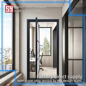 حديد فرنسي حديث مع تصميم متأرجح ودوار للدخول والاستخدام الخارجي - Product Image 5