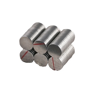 Industrial <b>Magnet</b> N35-<b>N52</b> Neodymium Super Strong Permanent Bright Silver Epoxy Coated Disc Round for Welding Cutting Bending - Product Image 6