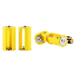 3 x <span class=keywords><strong>AA</strong></span> LR6 UM-3 để D Kích thước nhựa song song pin chuyển đổi Adapter chủ hỗ trợ De BATTERIE batteriehalter - Product Image 3