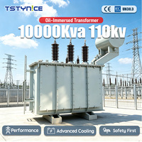 Transformador de Potencia de 10000Kva 10MVA 110kv Lleno de Aceite, Monofásico/Trifásico, 50/60Hz, 35/66KV, 480V, Cobre, Certificado CE IEC, MV/HV