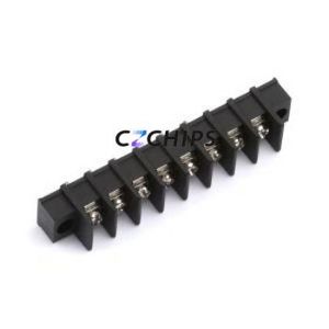 MX25CM-7.62-08P-BK01-Cu-S-A Barrier Terminal Block Through hole,P=7.62mm Connector Two Sides 7.62mm 1x8P Straight Pin - Product Image 1