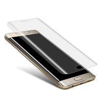 Pelindung Layar Uv Kaca Tempered 9H, Kit Kaca Tempered Melengkung Premium 3D 10D untuk Samsung S10