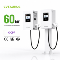 Chargeur rapide DC CCS GBT NACS Chademo pour véhicules électriques 20 kW 30 kW 40 kW 60 kW, étanche IP54, station de charge CCS2