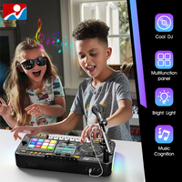 Mixeur DJ multifonction Bluetooth, lecteur de disques, jouet musical pour enfants, instrument éducatif