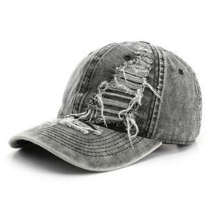Casquette de baseball unisexe en coton de haute qualité, style streetwear sportif, effet vieilli, avec logo personnalisé, délavée, pour la vente en gros - Product Image 1