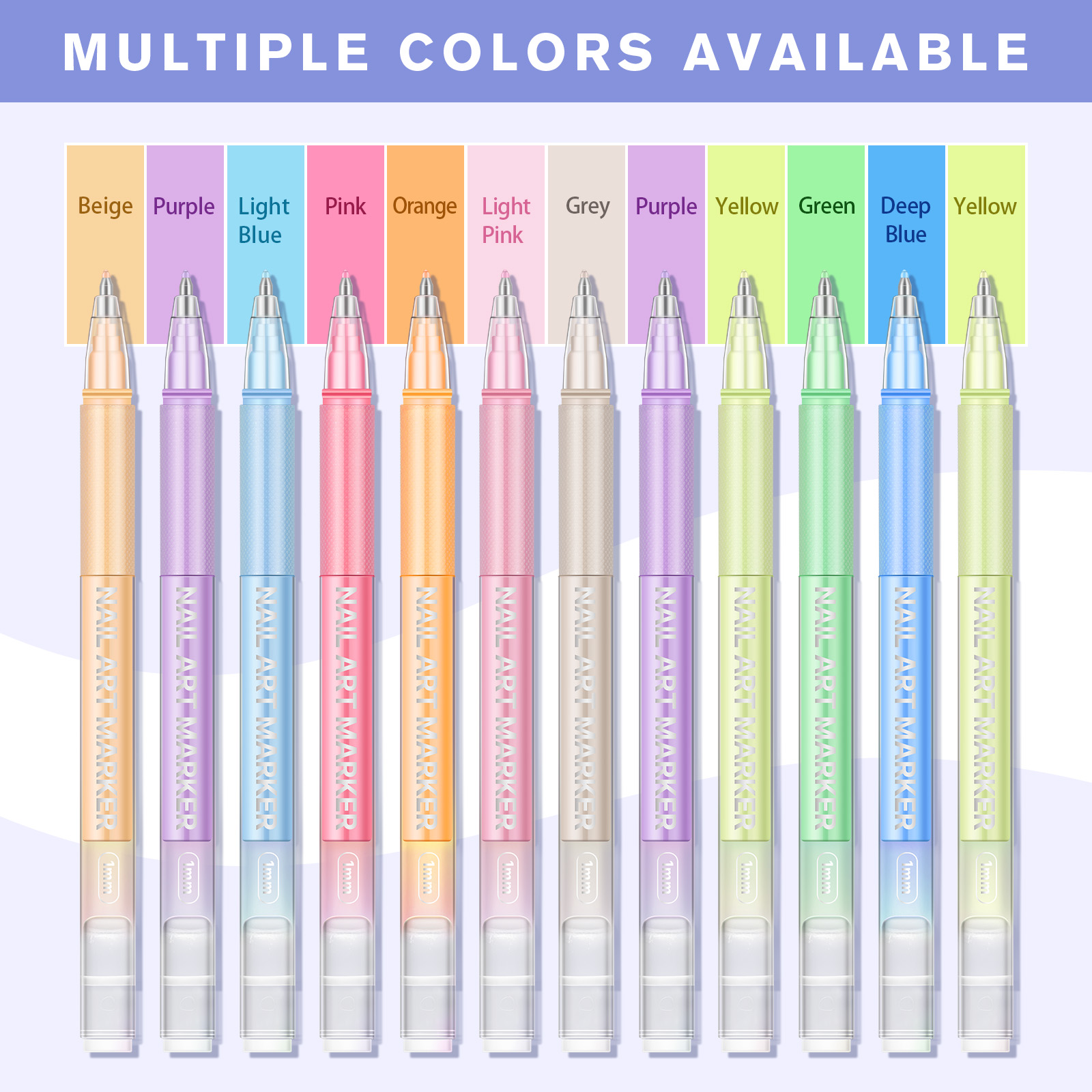 Ensemble de 12 pièces de 10 couleurs (0,5 mm)