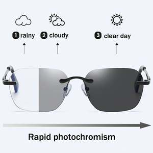 Gafas de Hipermetropía Ultraligeras 2025, Gafas de Lectura sin Montura con Protección Anti Luz Azul, Gafas Progresivas Fotocromáticas para Hombre y Mujer - Product Image 4