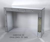 Meuble de chambre à coucher rétro blanc, armoire avec Console à deux niveaux pour la décoration de la maison