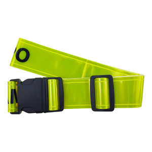 Cinto reflexivo de pvc para corrida, cinto reflexivo ajustável de pvc para ciclismo, caminhada, reflexivo - Product Image 3