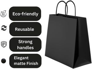 Bolsa de Papel Kraft Impresa Personalizada con Asa para Productos Horneados, Embalaje Ecológico Resistente a la Grasa, Bolsas de Panadería, Venta al por Mayor - Product Image 4