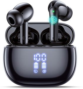 Auriculares TWS A con electrochapado, pantalla LED de energía, sonido HIFI, inalámbricos e intraaurales. - Product Image 2
