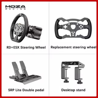 Paquete de Simulación de Carreras MOZA Racing R3 3.9Nm Direct Drive con Volante ESX y Pedales para Xbox y PC, Compatible con Venta al Por Mayor Global