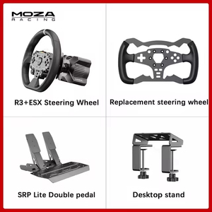 Paquete de Simulación de Carreras MOZA Racing R3 <span class=keywords><strong>3</strong></span>.9Nm Direct Drive con Volante ESX y Pedales para Xbox y PC, Compatible con Venta al Por Mayor Global - Product Image 4
