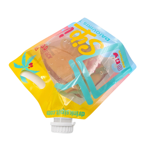 Pochette transparente 4L 5L à bec liquide, pot pour boissons, pour traiteur sauce à eau, condiments, coco, prêt à dropshipping - Product Image 3