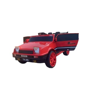 Voiture électrique rétro AE86 pour enfant, moteur 550, double transmission, télécommande, blanc, rouge, vert, noir, 5-7 ans - Product Image 5